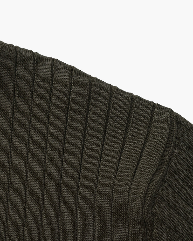 Premium-Rippstrick-Poloshirt