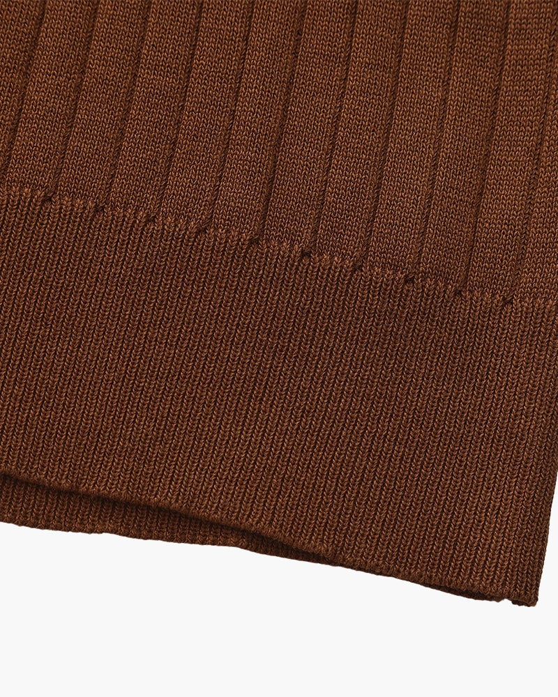 Premium-Rippstrick-Poloshirt