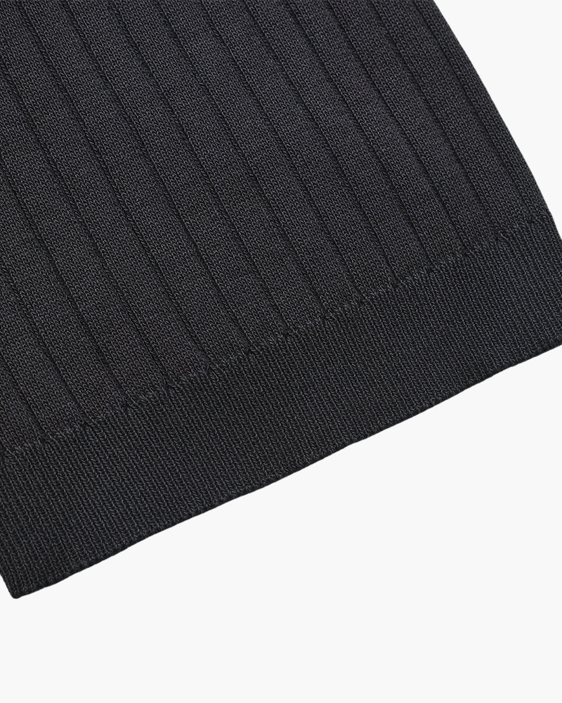 Premium-Rippstrick-Poloshirt