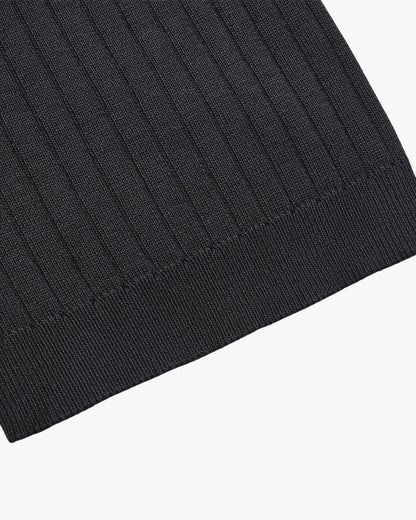 Premium-Rippstrick-Poloshirt